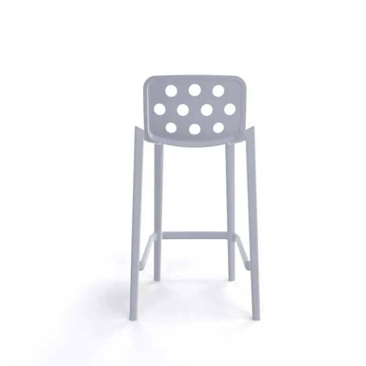 Tabouret Snack (assise +/- 65 Cm)|Tabouret De Bar (assise +/- 80 Cm)*Isidoro Tabouret snack moderne empilable avec dossier ronds ajourés