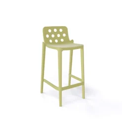 Tabouret Snack (assise +/- 65 Cm)|Tabouret De Bar (assise +/- 80 Cm)*Isidoro Tabouret snack moderne empilable avec dossier ronds ajourés