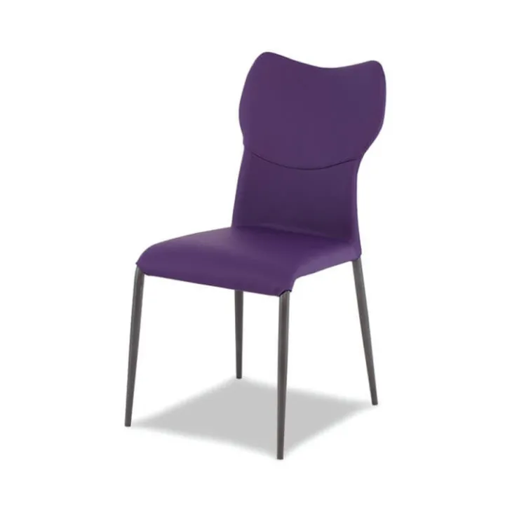 Europea Chaise De Cuisine|Chaise De Salle à Manger*Jade Chaise moderne italienne avec pieds en métal
