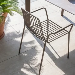 Altacom Chaise De Jardin|Fauteuil De Jardin*Jasmine Fauteuil de jardin design empilable en métal
