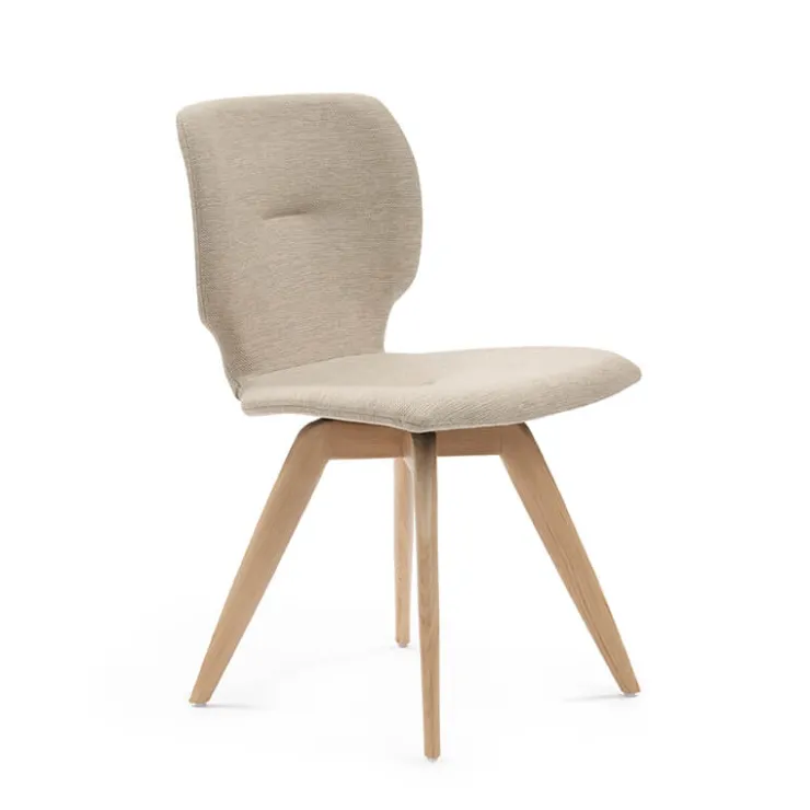 Mobitec Chaise De Salle à Manger|Chaise Salon*Jeanne ® Chaise tendance en tissu avec pieds bois