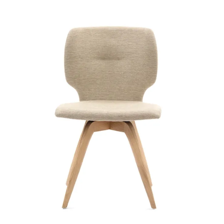 Mobitec Chaise De Salle à Manger|Chaise Salon*Jeanne ® Chaise tendance en tissu avec pieds bois