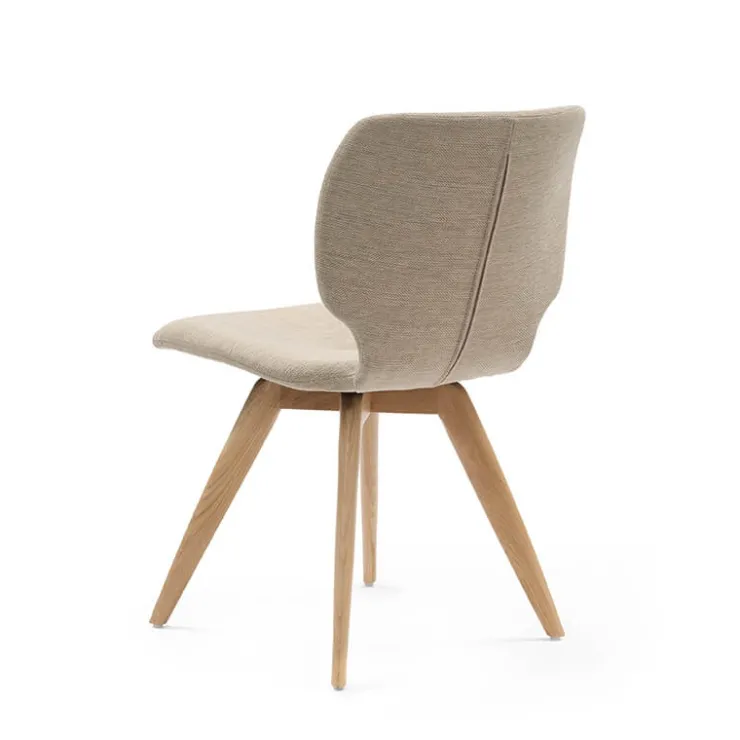 Mobitec Chaise De Salle à Manger|Chaise Salon*Jeanne ® Chaise tendance en tissu avec pieds bois