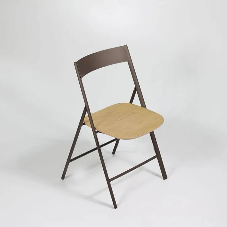 Altacom Chaise De Cuisine|Chaise De Salle à Manger*Jolie Chaise pliante italienne en bois et métal