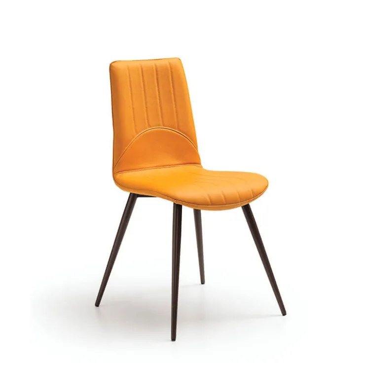 Europea Chaise De Cuisine|Chaise De Salle à Manger*Kansas Chaise italienne moderne avec pieds en métal