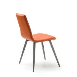Europea Chaise De Cuisine|Chaise De Salle à Manger*Kansas Chaise italienne moderne avec pieds en métal