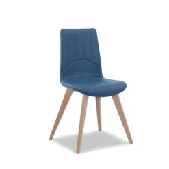 Europea Chaise De Cuisine|Chaise De Salle à Manger*Kansas Chaise moderne avec pieds en bois fabrication italienne