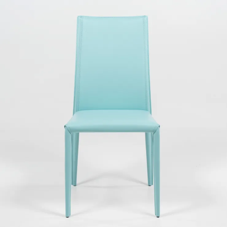 Airnova Chaise De Salle à Manger*Kesha Chaise contemporaine en croûte de cuir