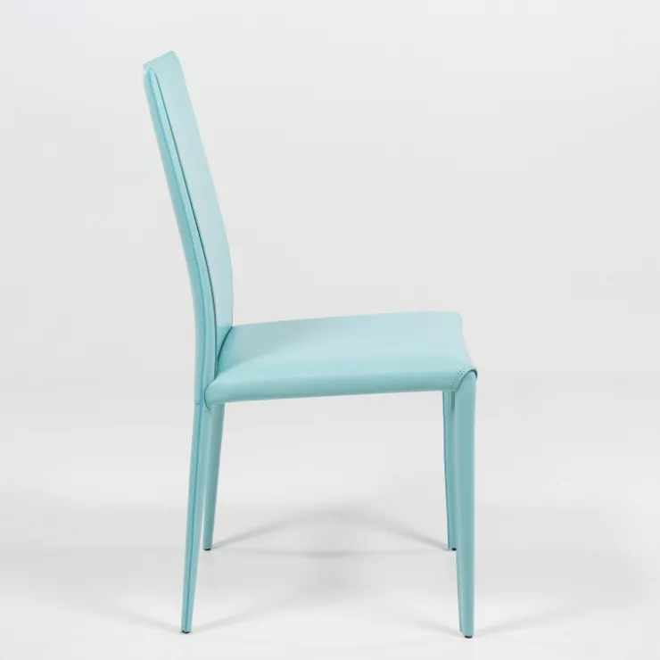 Airnova Chaise De Salle à Manger*Kesha Chaise contemporaine en croûte de cuir