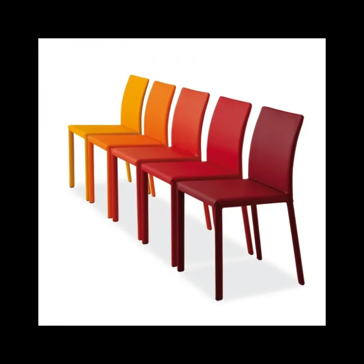 Airnova Chaise De Cuisine*Kiris Chaise en croûte de cuir italienne