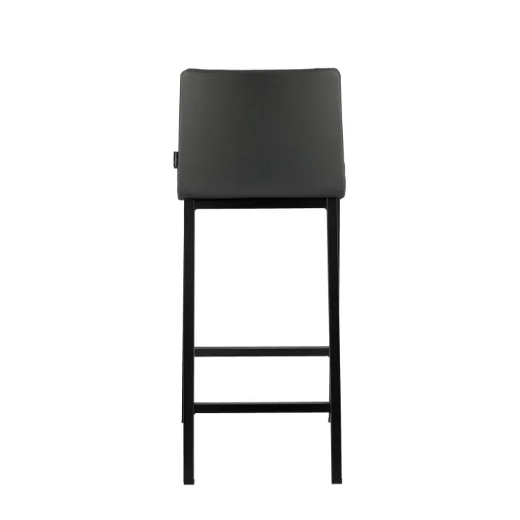 Mobliberica Tabouret Snack (assise +/- 65 Cm)|Tabouret De Bar (assise +/- 80 Cm)*Koko ® Tabouret snack en simili dossier bas avec pieds en métal