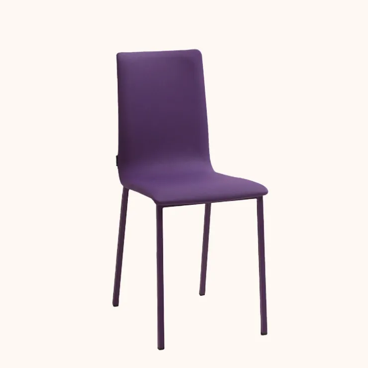 Mobliberica Chaise De Cuisine|Chaise De Salle à Manger*Koko Moblibérica® Chaise contemporaine rembourrée espagnole en simili