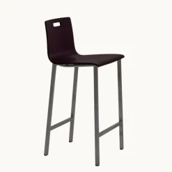 Mobliberica Tabouret Snack (assise +/- 65 Cm)|Tabouret De Bar (assise +/- 80 Cm)*Koko Tabouret snack ® dossier bas en bois