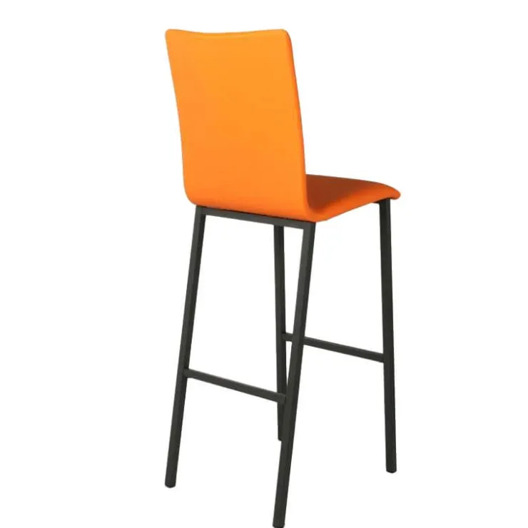 Mobliberica Tabouret Snack (assise +/- 65 Cm)|Tabouret De Bar (assise +/- 80 Cm)*Koko Tabouret snack ® rembourré dossier haut en simili