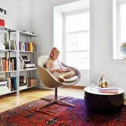 Varier Fauteuil De Salon*Kokon club ® Fauteuil pivotant confortable en tissu design