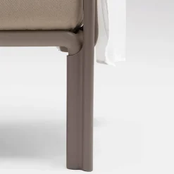 Fauteuil De Jardin*Komodo ombra 3 Canapé de jardin 3 places avec voile d'ombrage fabriqué en Italie