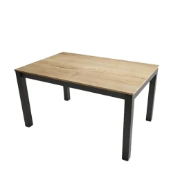 Cancio Table De Salle à Manger*Kyoto Table moderne rectangulaire en stratifié et métal