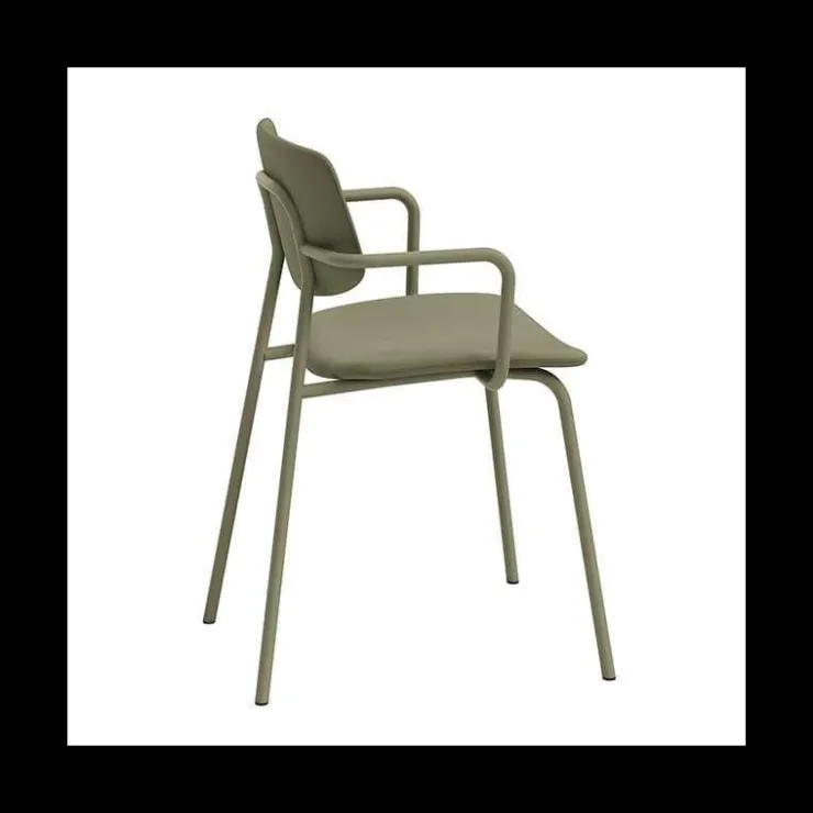 Perfecta Chaise De Cuisine|Chaise De Salle à Manger*Lago Chaise avec accoudoirs vintage rembourrée en simili