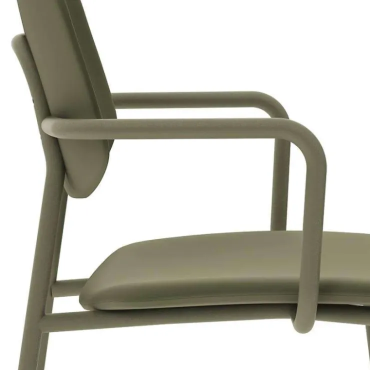 Perfecta Chaise De Cuisine|Chaise De Salle à Manger*Lago Chaise avec accoudoirs vintage rembourrée en simili