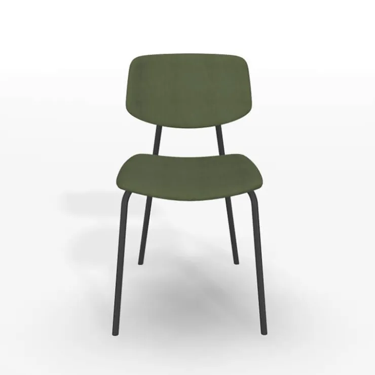 Perfecta Chaise De Salle à Manger|Chaise Salon*Lago Chaise vintage en tissu et structure métal