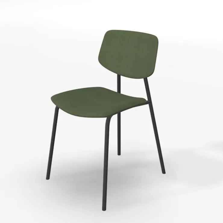 Perfecta Chaise De Salle à Manger|Chaise Salon*Lago Chaise vintage en tissu et structure métal