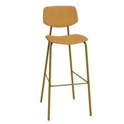 Perfecta Tabouret De Bar (assise +/- 80 Cm)*Lago Tabouret de bar style vintage rembourré en simili