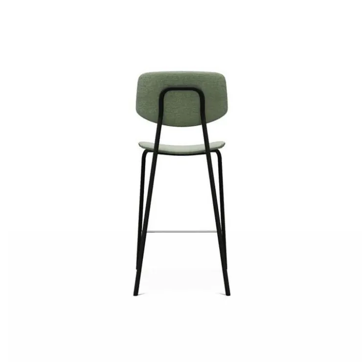 Perfecta Tabouret Snack (assise +/- 65 Cm)|Tabouret De Bar (assise +/- 80 Cm)*Lago Tabouret snack en tissu inspiration rétro fabriqué en Belgique