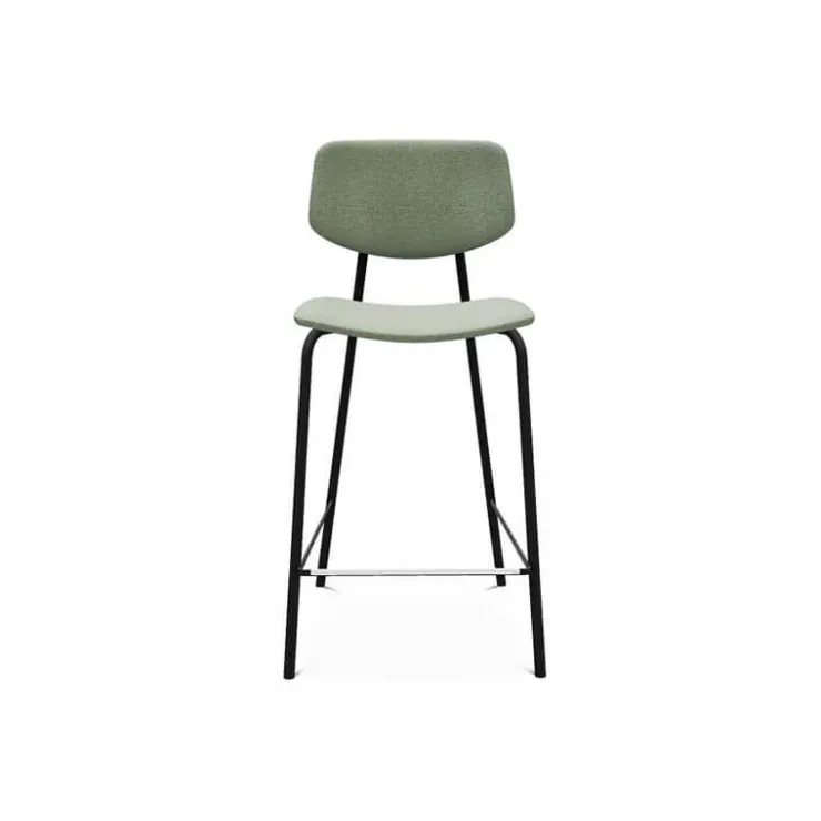 Perfecta Tabouret Snack (assise +/- 65 Cm)|Tabouret De Bar (assise +/- 80 Cm)*Lago Tabouret snack en tissu inspiration rétro fabriqué en Belgique
