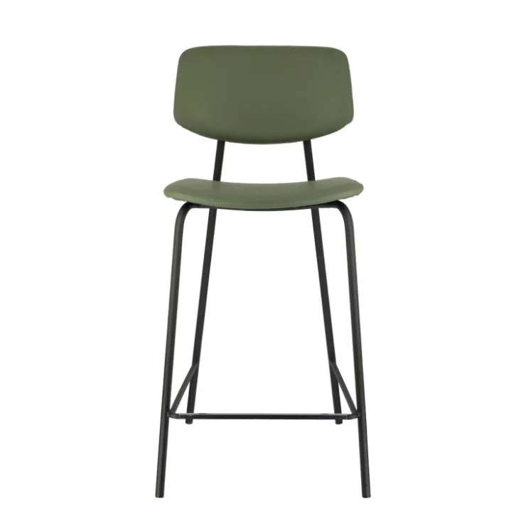 Perfecta Tabouret Snack (assise +/- 65 Cm)|Tabouret De Bar (assise +/- 80 Cm)*Lago Tabouret snack vintage rembourré en simili fabriqué en Belgique