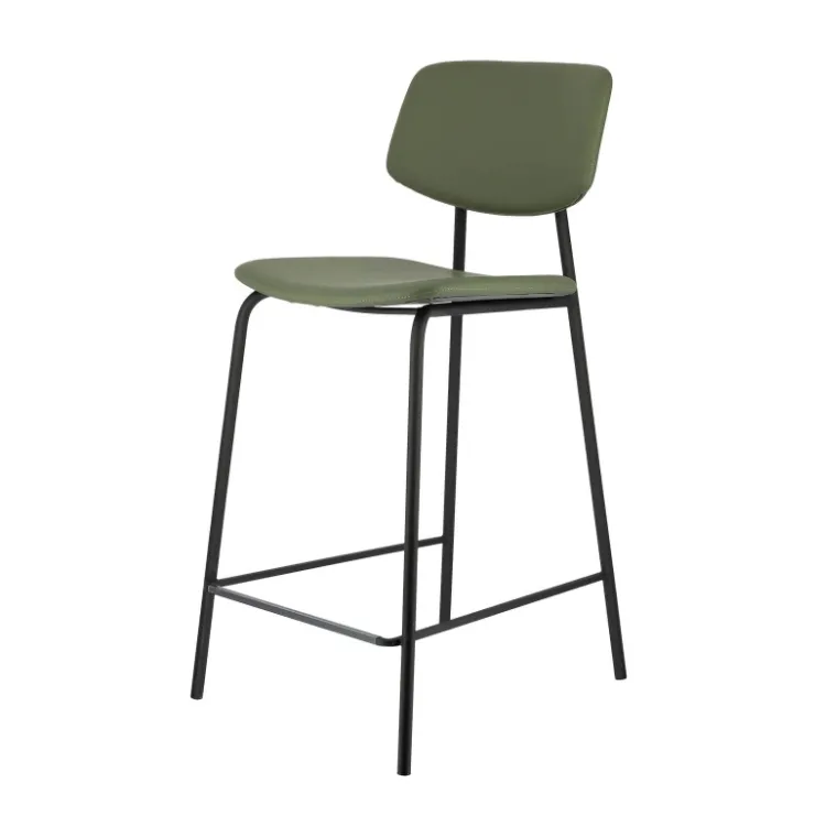 Perfecta Tabouret Snack (assise +/- 65 Cm)|Tabouret De Bar (assise +/- 80 Cm)*Lago Tabouret snack vintage rembourré en simili fabriqué en Belgique