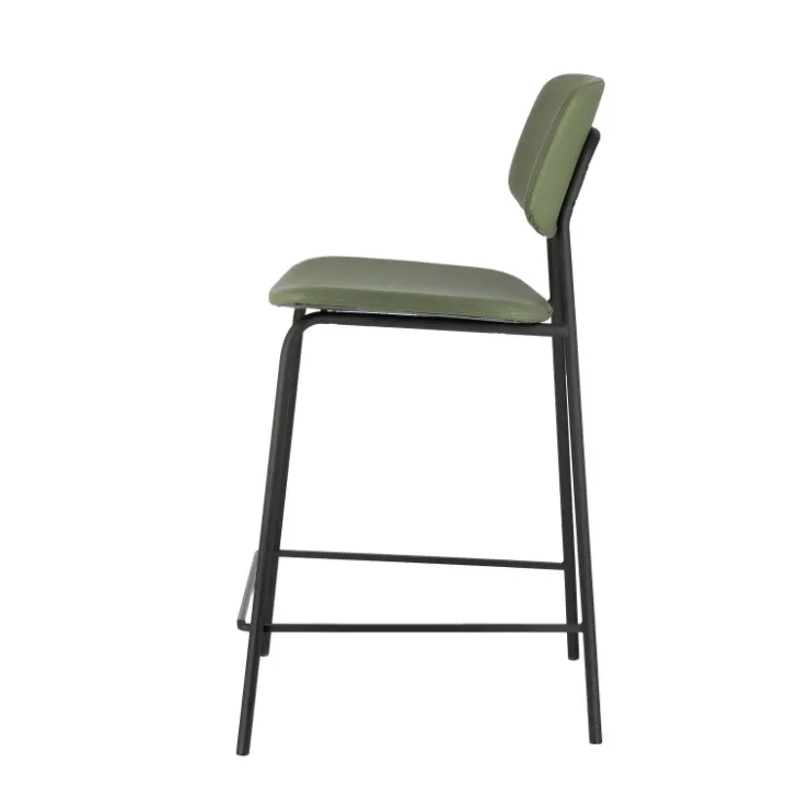 Perfecta Tabouret Snack (assise +/- 65 Cm)|Tabouret De Bar (assise +/- 80 Cm)*Lago Tabouret snack vintage rembourré en simili fabriqué en Belgique