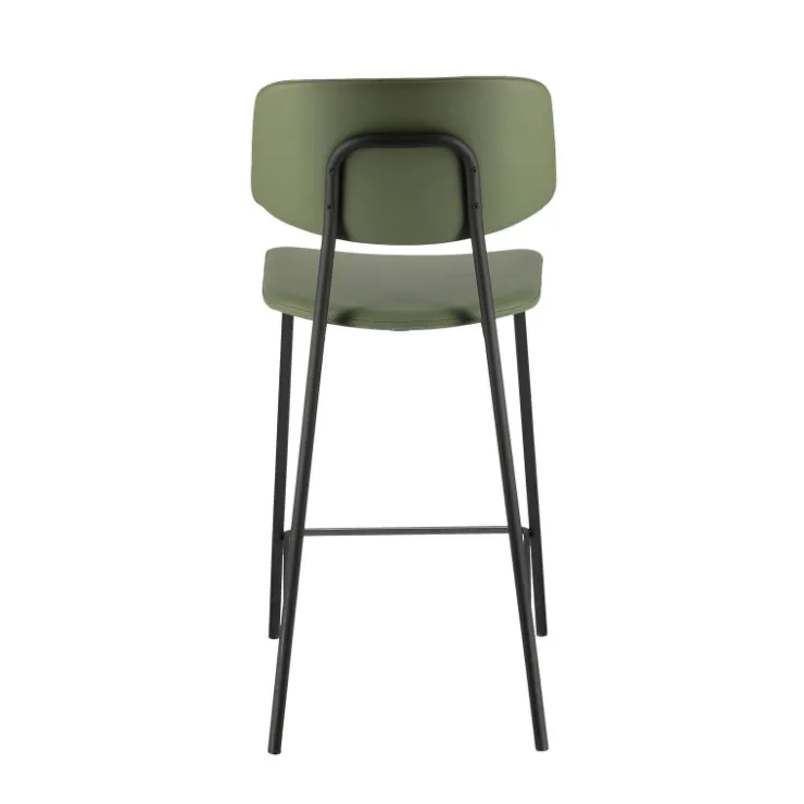 Perfecta Tabouret Snack (assise +/- 65 Cm)|Tabouret De Bar (assise +/- 80 Cm)*Lago Tabouret snack vintage rembourré en simili fabriqué en Belgique