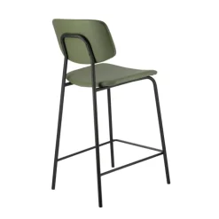Perfecta Tabouret Snack (assise +/- 65 Cm)|Tabouret De Bar (assise +/- 80 Cm)*Lago Tabouret snack vintage rembourré en simili fabriqué en Belgique