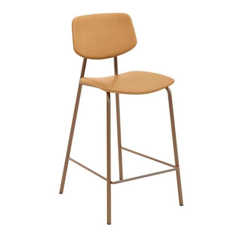 Perfecta Tabouret Snack (assise +/- 65 Cm)|Tabouret De Bar (assise +/- 80 Cm)*Lago Tabouret snack vintage rembourré en simili fabriqué en Belgique