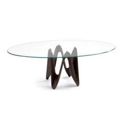 Sovet Italia Table De Salle à Manger*Lambda Sovet® Table ovale design en verre