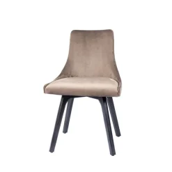 Sessio Chaise De Salle à Manger|Chaise Salon*Lars Chaise cocooning en tissu et pieds en bois