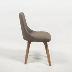 Sessio Chaise De Cuisine|Chaise De Salle à Manger*Lars Chaise de salle à manger vintage avec pieds en bois