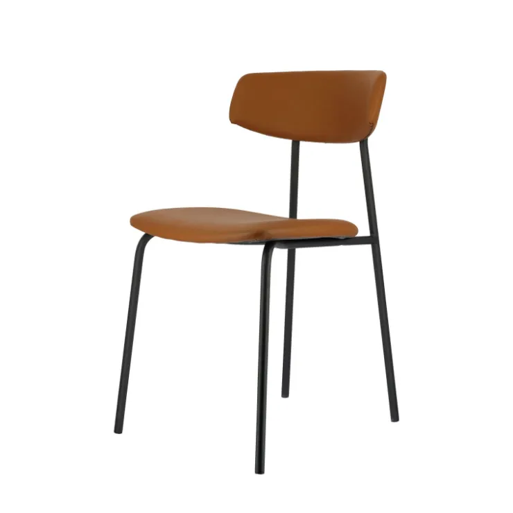 Perfecta Chaise De Cuisine|Chaise De Salle à Manger*Lazio Chaise belge style rétro en simili avec pieds en métal