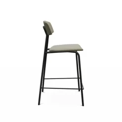 Perfecta Tabouret Snack (assise +/- 65 Cm)|Tabouret De Bar (assise +/- 80 Cm)*Lazio Tabouret snack de style vintage en tissu fabriqué en Belgique