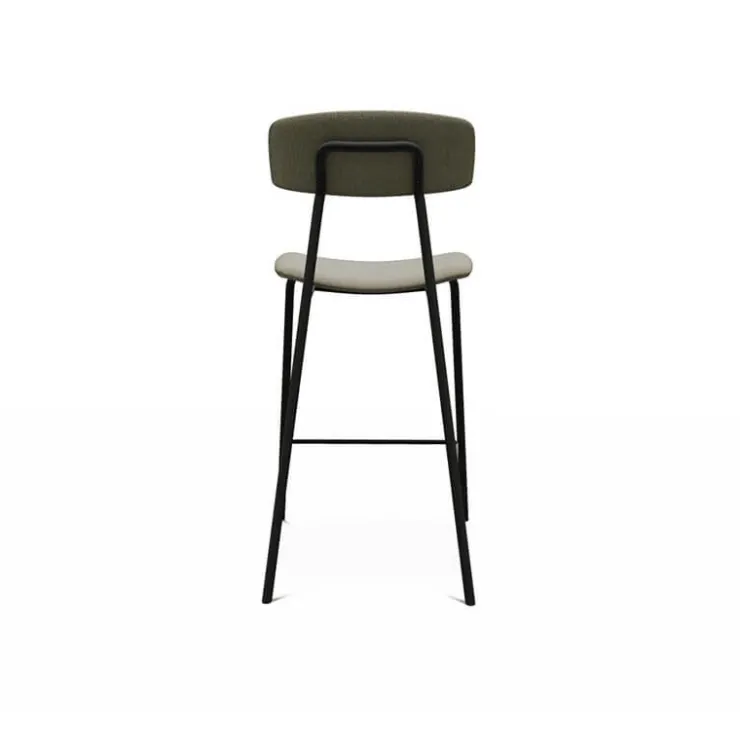 Perfecta Tabouret Snack (assise +/- 65 Cm)|Tabouret De Bar (assise +/- 80 Cm)*Lazio Tabouret snack de style vintage en tissu fabriqué en Belgique