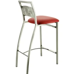 Carrier Tabouret Snack (assise +/- 65 Cm)|Tabouret De Bar (assise +/- 80 Cm)*Liane ® Tabouret snack en synthétique et métal dossier motif style industriel