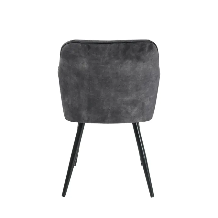 Chaise De Salle à Manger|Fauteuil De Salon*LisonFauteuil cosy en tissu avec pieds en métal