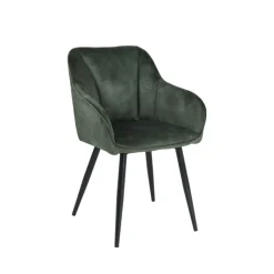 Chaise De Salle à Manger|Fauteuil De Salon*LisonFauteuil cosy en tissu avec pieds en métal