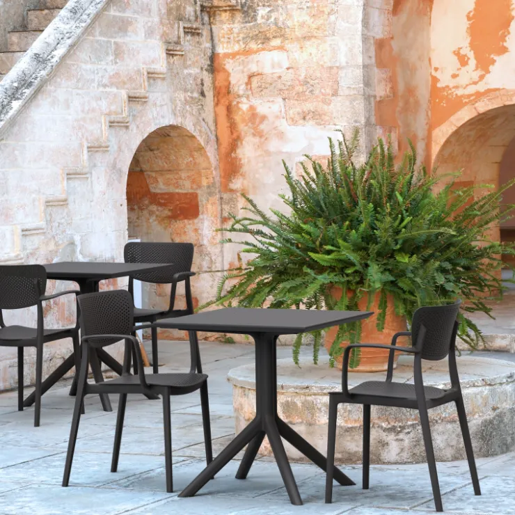 Chaise De Jardin|Fauteuil De Jardin*Loft Chaise de jardin micro perforée avec accoudoirs