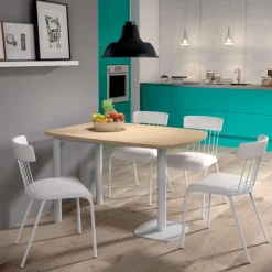 Perfecta Table De Cuisine|Table Pour Petit Espace*Lucca Table de cuisine demi