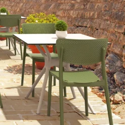 Chaise De Jardin*Lucy Chaise de jardin en polypropylène micro perforé