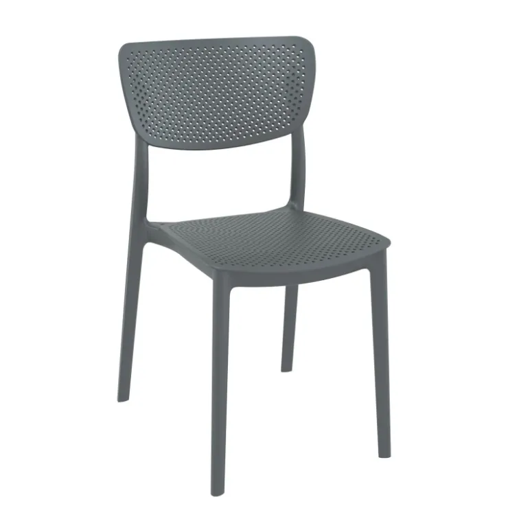 Chaise De Cuisine|Chaise De Salle à Manger*Lucy Chaise moderne en polypropylène micro perforé