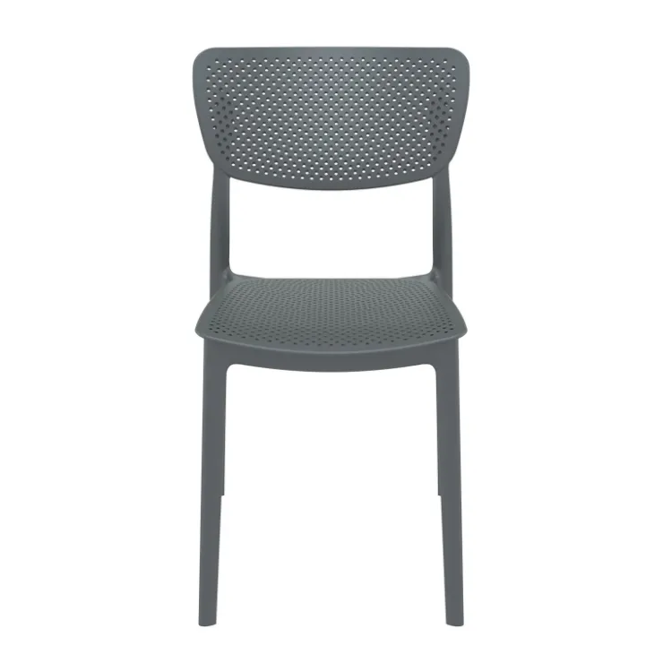 Chaise De Cuisine|Chaise De Salle à Manger*Lucy Chaise moderne en polypropylène micro perforé