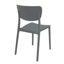 Chaise De Cuisine|Chaise De Salle à Manger*Lucy Chaise moderne en polypropylène micro perforé