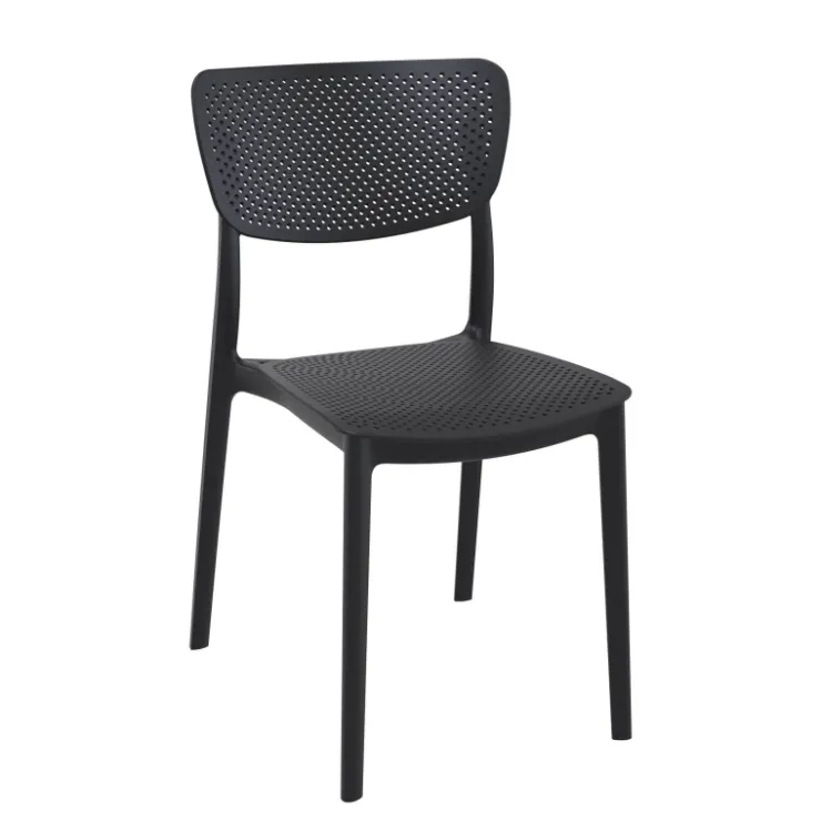 Chaise De Cuisine|Chaise De Salle à Manger*Lucy Chaise moderne en polypropylène micro perforé